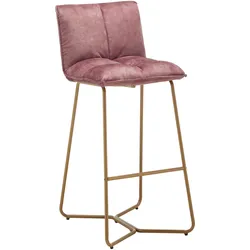 Barhocker Fonia Beere Samt Gepolstert