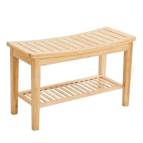Decopatent Badkamerbankje van bamboe hout
