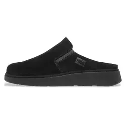Fitflop für Damen. IF6-001 Gen FF Leder Clogs schwarz (38), Wohnung, Keine, Lässig