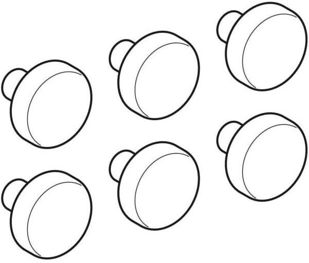 Geberit Puffer 598136000 für WC-Deckel