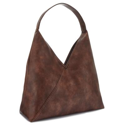 Shopper VIVANCE "Schultertasche", Damen, Gr. B/H/T: 36cm x 36cm x 14cm, braun, Lederimitat, unifarben, Taschen Shopper, Handtasche, Henkeltasche, Einkaufstasche, Hobobag VEGAN