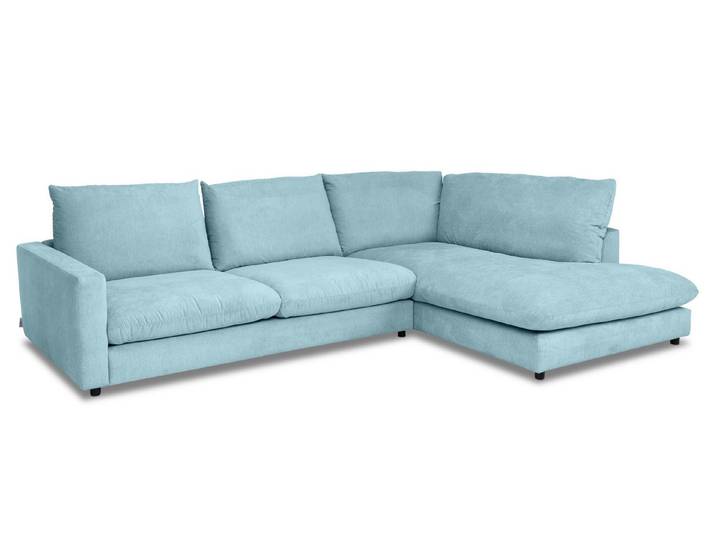 SANSIBAR LIVING Polsterecke Polsterecke SANSIBAR WANGEROOGE BHT 321x87x228 cm silber Ecksofa