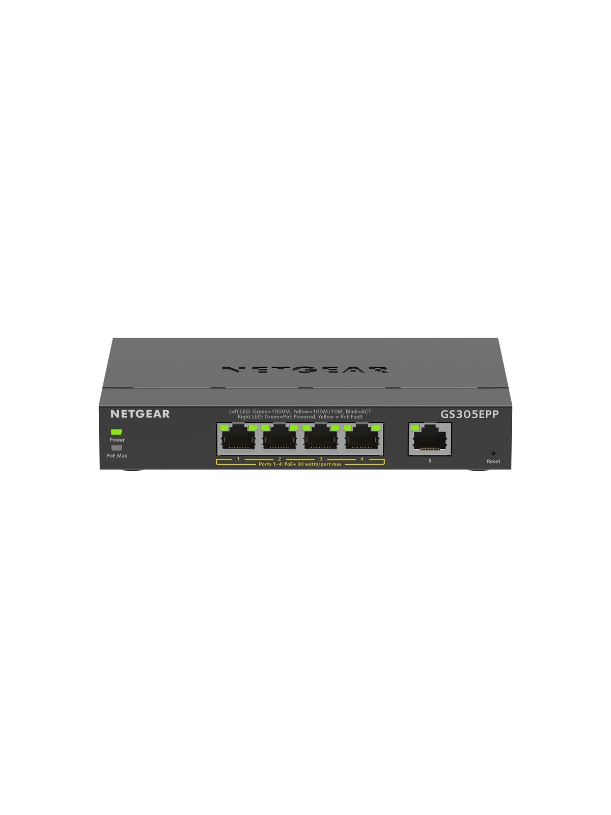 Netgear GS305EPP 5-Port Gigabit Ethernet Easy Smart Essentials PoE Switch (120W)