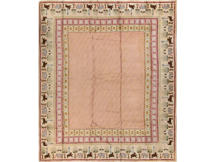 Spain Antik Teppich 405x475 Handgeknüpft Orientteppich Perserteppich Wolle