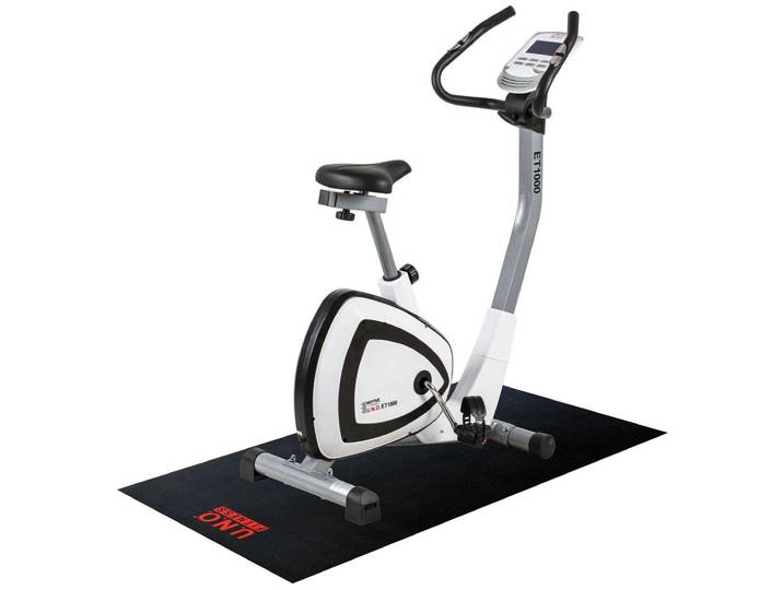 Ergometer ET1000 (mit/ohne Unterlegmatte) Gr. 2, weiß, MOTIVE FITNESS BY U.N.O., Heimtrainer, mit Unterlegmatte, Ergometer, 120 kg max. Benutzergewicht, Fahrrad, 24 Widerstandsstufen, B:48cm H:126cm L:90cm, Topseller