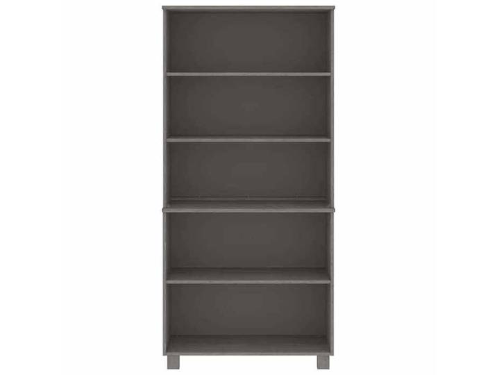 Buffet de rangement - Buffet HAMAR - Bois massif de pin - Gris clair - design élégant - Assemblage requis（7127）