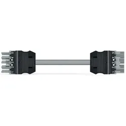 Wago 771-9995/006-103 konfektionierte Verbindungsleitung,Eca,Buchse Stecker,grau 7719995006103