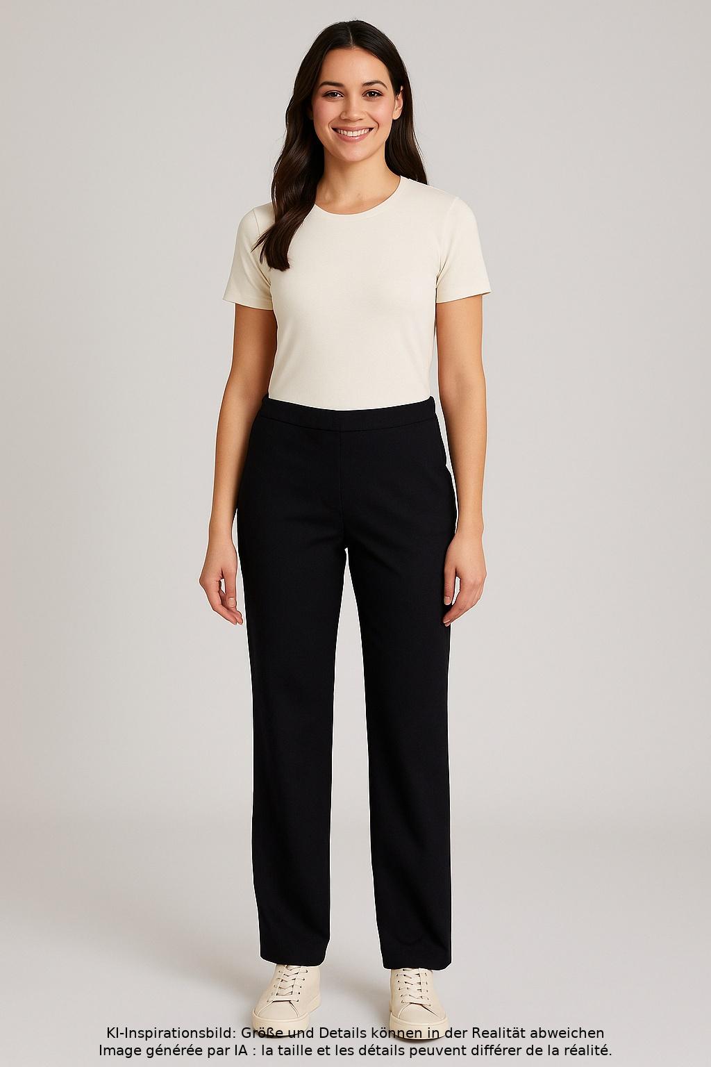 Jacquemus Damen Stoffhose, Marineblau, Gr. EU 36, Wolle - Second Hand