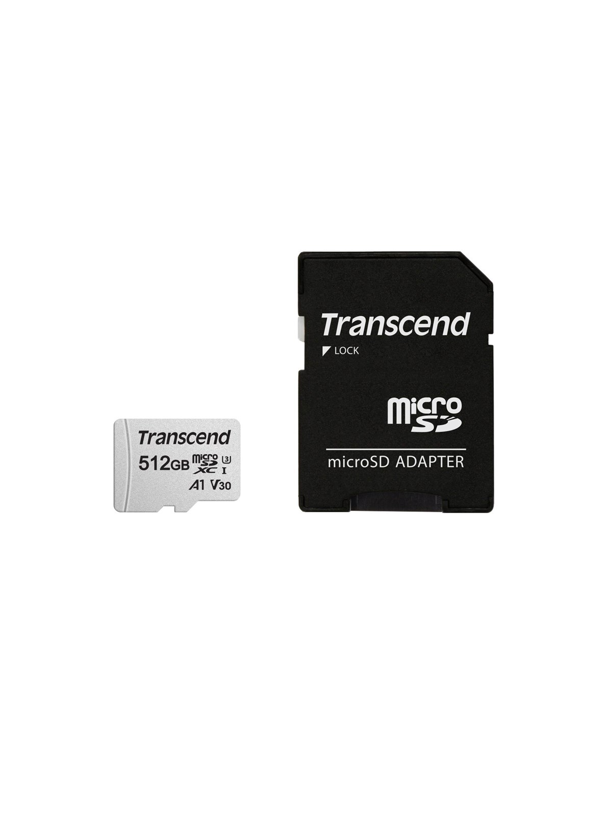 Transcend 300S microSD/SD - 100MB/s - 512GB