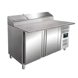 SARO Belegstation, Granitarbeitsplatte - 1/3 GN Modell SH 1500