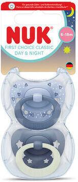 Nuk First Choice Classic Day & Night Azul 6-18M