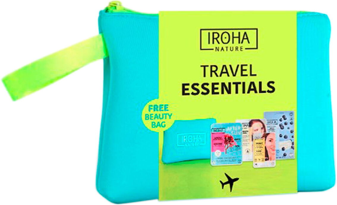 IROHA nature Travel Essentials Kit (4-tlg + Tasche)