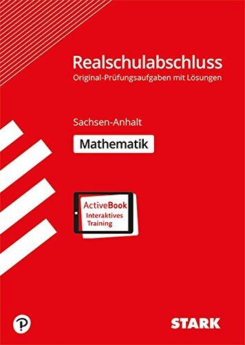 Original-Prüfungen Realschulabschluss - Mathematik - Sachsen-Anhalt - Preis vom 11.10.2026 15:43:13 h