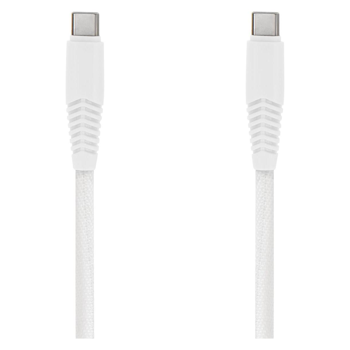 Setty cable USB-C - USB-C 1,5 m 20W KNC-C-1.52000 white (1.50 m, 20 W) (59693797)