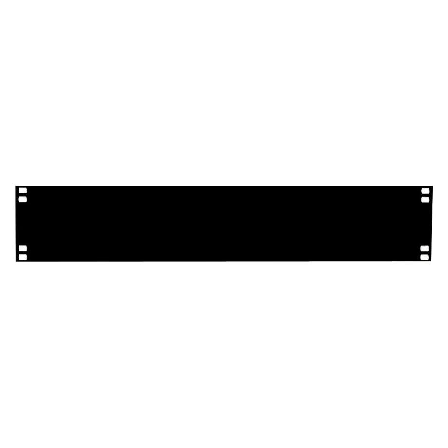 Apranet 19"-Blindplatte 1 HE, Stahlblech (213-156-10)