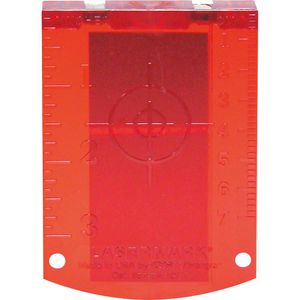 Bosch Laser-Zieltafel 1608M0005C, für rote Laserstrahlen und -punkte, magnetisch