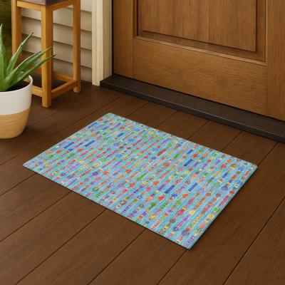 Addison Rugs Machine Washable Indoor/ Outdoor Peace Love Chantille Rug
