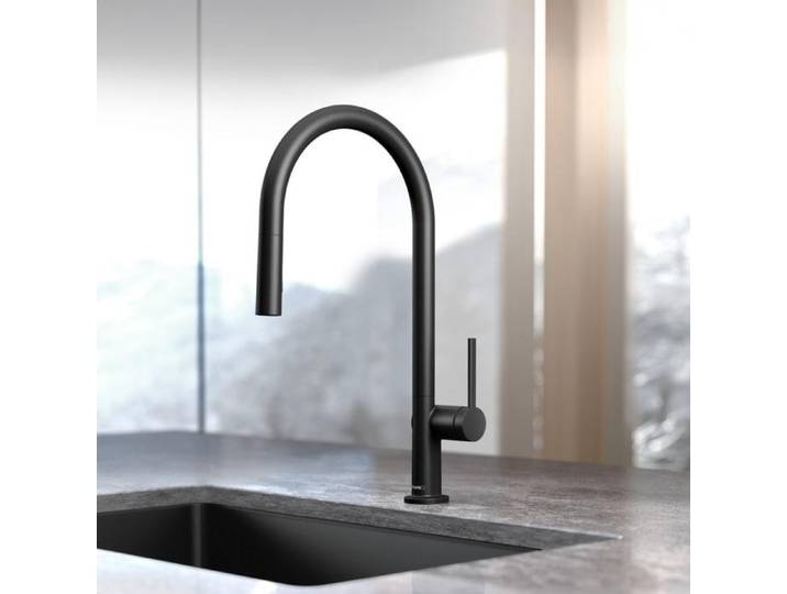 hansgrohe Talis M54 mitigeur monocommande de cuisine 210\, douche extractible\, 2 jets\, sBox\, 72801670