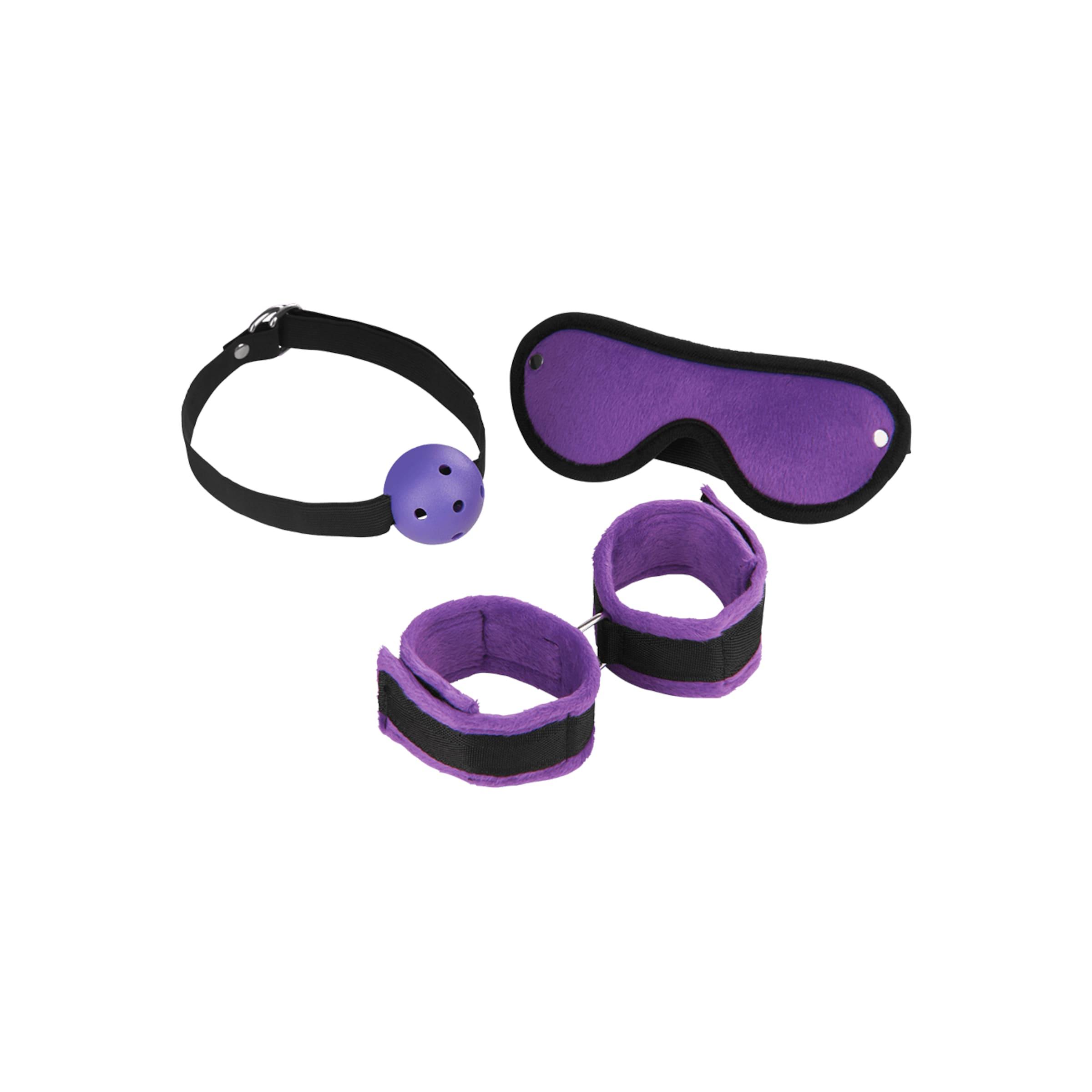 Bondage-Set mit Ballknebel, 3 Teile