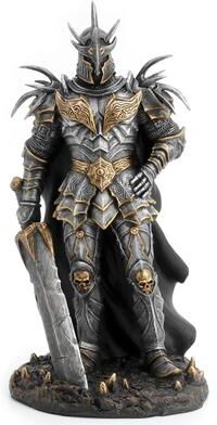 Veronese Design 10.04 in H Armor Clad Lich King Figurine Poly Resin