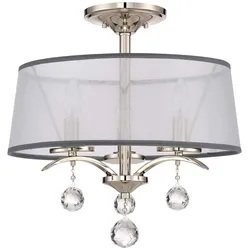 Elstead Lighting, Deckenleuchte, Whitney Deckenleuchte E14 3-fach Imperial Silber (E14)
