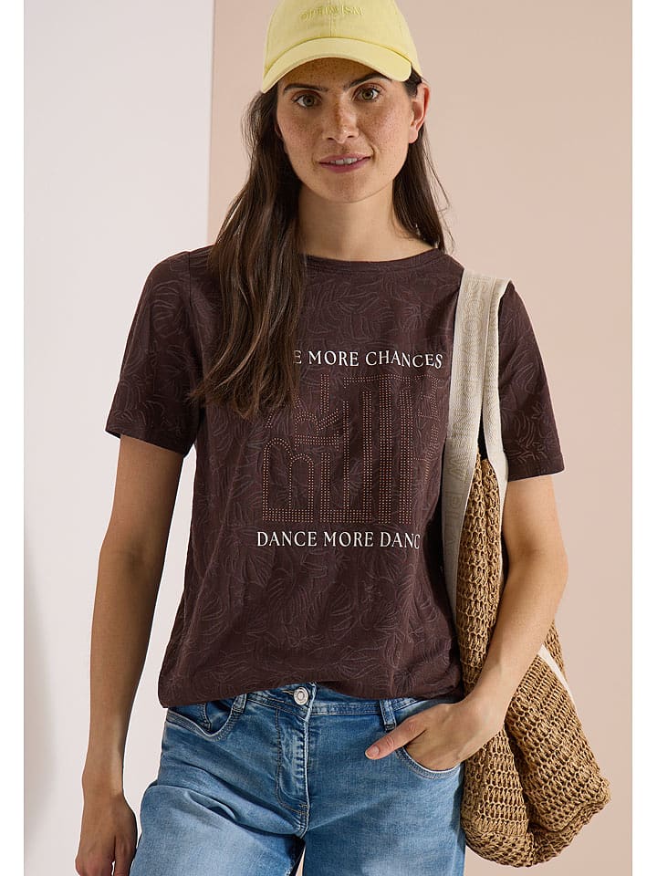 Cecil Shirt in Braun - XL