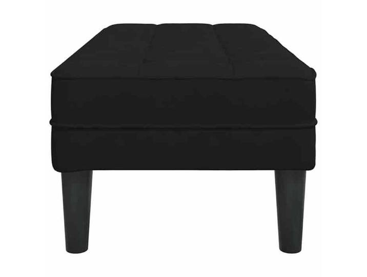 Black Friday  Banc salon - JILL - Banquette/Coffre - Noir 113x57x39 cm - Velours BB439