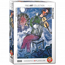 eurographics Puzzle - Der blaue Geiger von Marc Chagall - 1000 Teile 300935