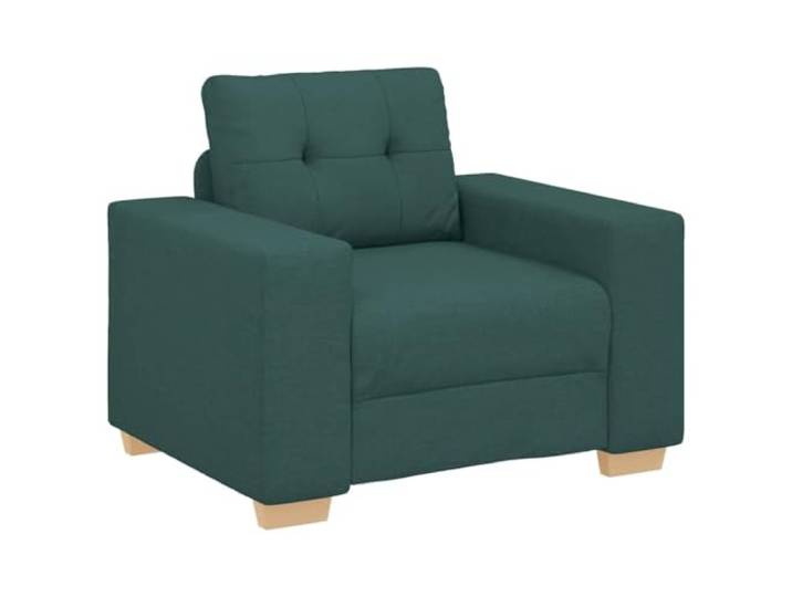 Coespram Sofasessel Dunkelgrün, Polstersessel 100x78x80 cm Stoff Gemütlicher Fernsehsessel für Schlafzimmer und Empfangsbereich mit dicker Polsterung und stabiler Sperrholz-Metall-Basis.