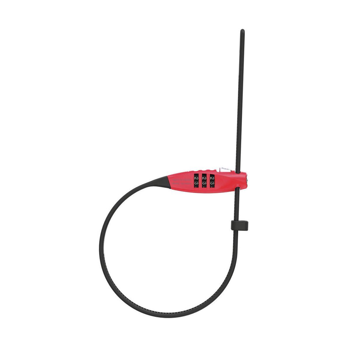 Abus Combiflex 45 RD Travelguard rot 45 cm / 52 cm 95600