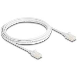 Delock 80360 RJ45 Patchkabel CAT 6a U/UTP 2.00 m Weiß Slimline 1 St.