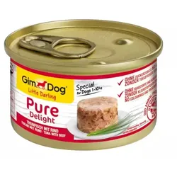 GIMDOG Little Darling Pure Delight mit Thunfisch und Rindfleisch 85g