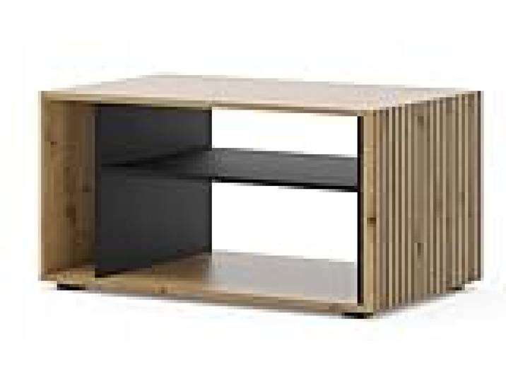 BB Loisir Table Basse Noir 84x55cm Auris Design Moderne de Haute qualité