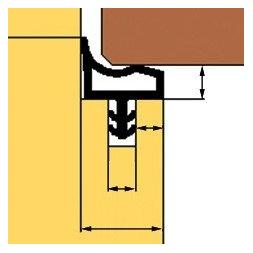 TRELLEBORG Dichtprofil L3002,TSP-Flex,beige (4031804101224)