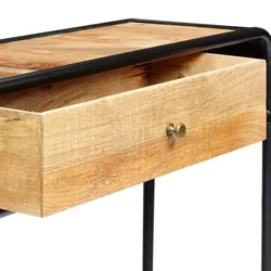 vidaXL Konsolentisch 118 x 30 x 75 cm : Material - Massivholz Mango