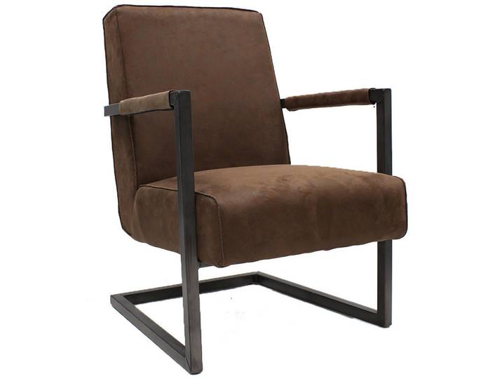 Mid.you Sessel, Braun, Metall, 62x84x70 cm, Wohnzimmer, Sessel, Sonstige Sessel