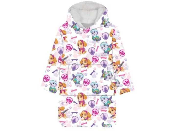 PAW Patrol Hoodie Fleece deken Skye en Everest, 3 - 6 jaar