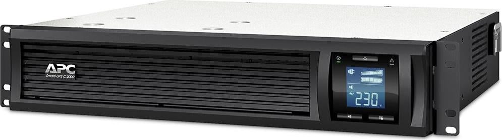 APC Smart-UPS C 2000VA 2U Rackmount UPS - 230 V - 1300 Watt - 6 uitgangen - Zwart