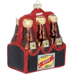 Inges Magic & Goodz Christbaumschmuck Bierflaschen Sixpack Weihnachtskugeln Weihnachtsbaumschmuck