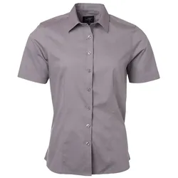 Damen Kurzarm Bluse "JN679" - S - steel