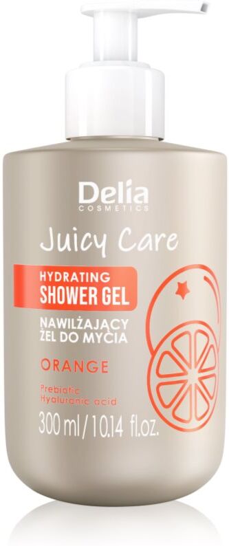 Delia Cosmetics Juicy Care Orange moisturising shower gel 300 ml