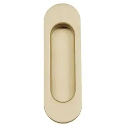 Naturel FT3665 Muschel oval Messing gebürstet 125x40x13 FT3665ACOLS