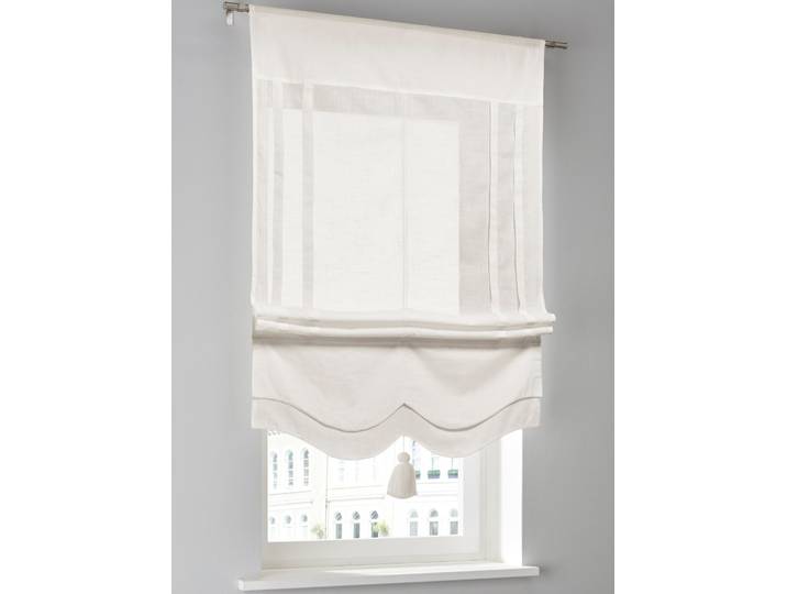 Raffrollo HEINE HOME Gr. 2, weiß (sanftes weiß), B:60cm H:140cm, Raffrollos, Raffrollo