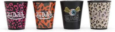 Von Dutch Iconic 4-Piece Shot Glass Set Wild