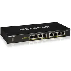 NETGEAR SOHO GS300 Desktop Gigabit Switch, 8x RJ-45, PoE+