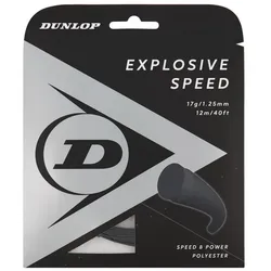 Tennissaite - Dunlop - EXPLOSIVE SPEED 17G/1,25 mm BK D 12M SET