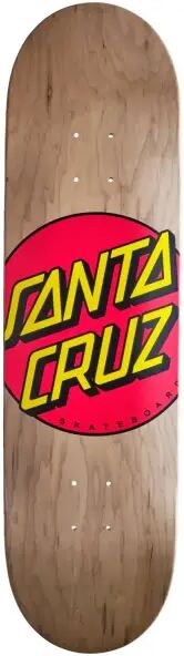 Santa Cruz Skateboards Skateboard Deck Santa Cruz Classic Dot (8.375" - Grey Dot)