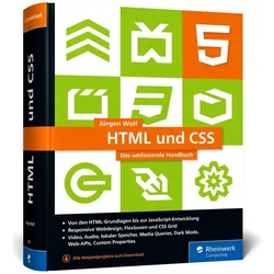 HTML und CSS, Fachbücher von Jürgen Wolf