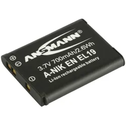 ANSMANN A-Nik EN EL 19 - Batterie - Li-Ion - 700 mAh - für Nikon Coolpix A100, A...