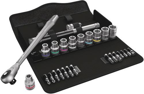 Wera 8100 SC 10 Zyklop Steckschlüsselsatz zöllig 1/2" 28teilig 05004080001